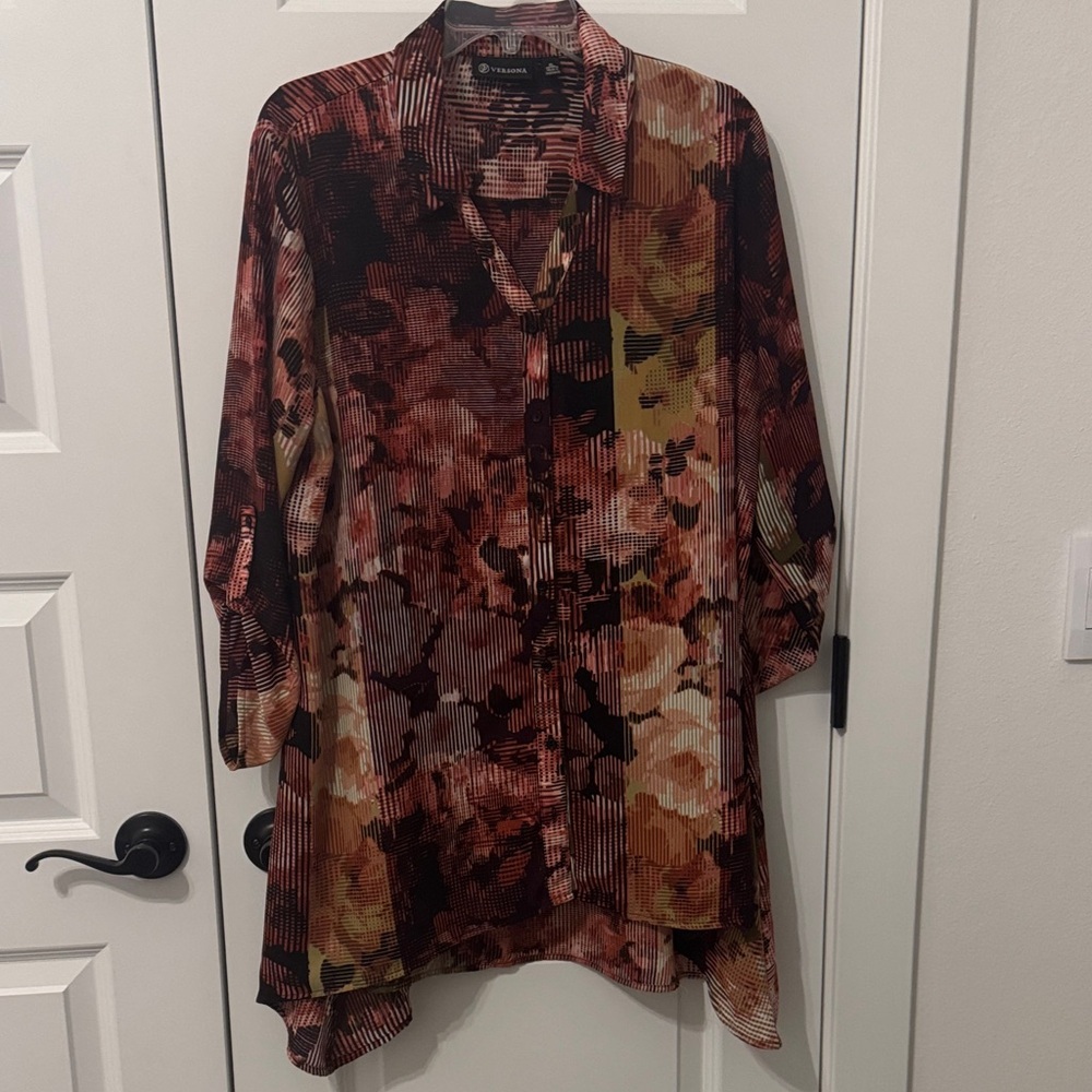 Versona Artistic Patterned Top